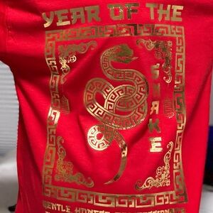 YEAR OF THE SNAKE CUSTOMIZED SHIRT NEW